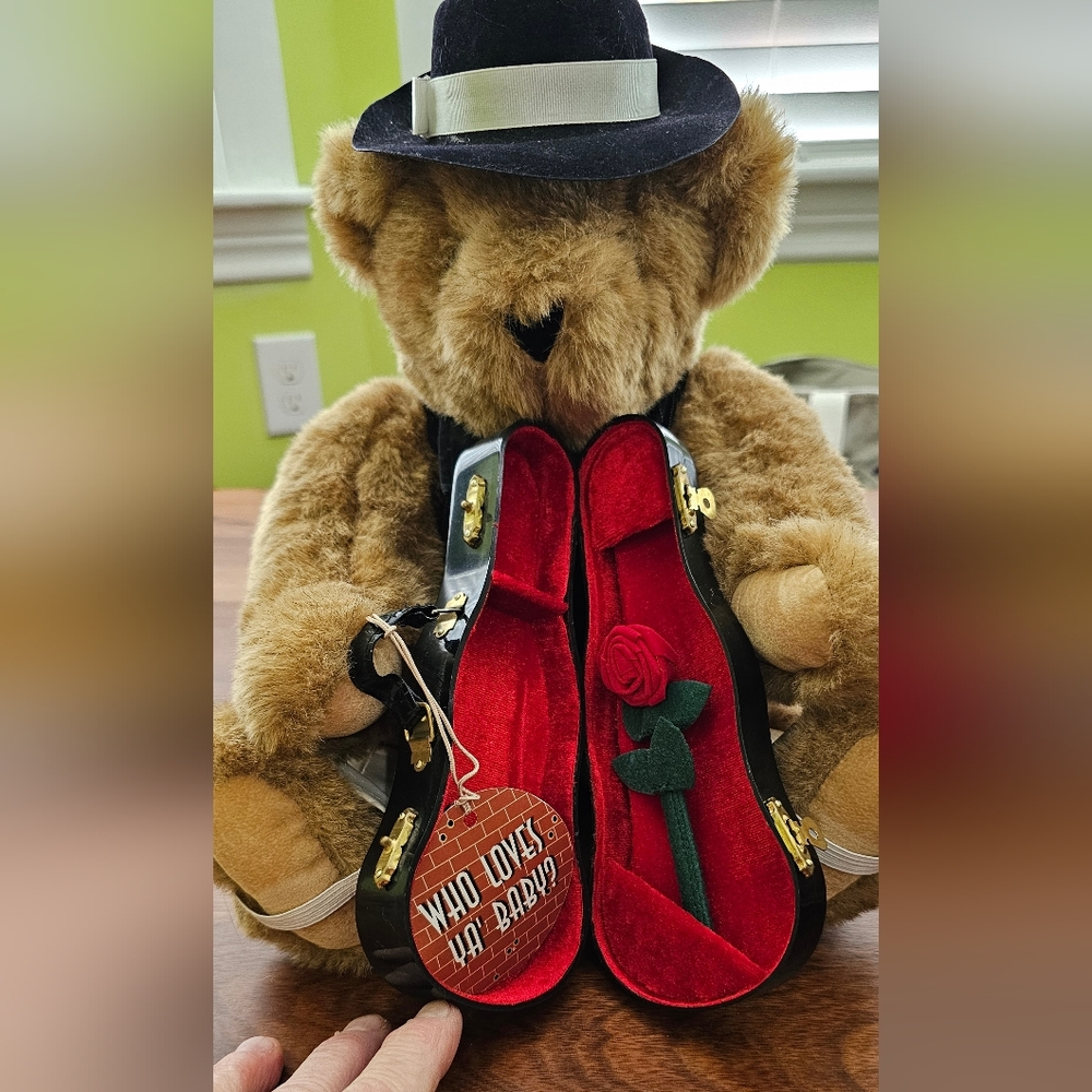 Great Mother'sday gift. Vermont Teddy Bear Retired "Gangster of Love"